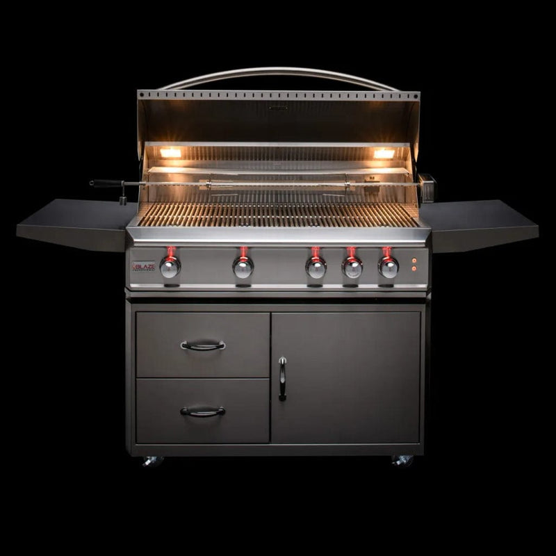 Blaze - Professional LUX 44" 4-Burner Freestanding Gas Grill: Masterful Outdoor Cooking