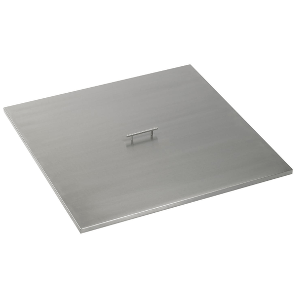 The Outdoor Plus Stainless Steel Square Burner Lid/Cover for Fire Pits
