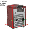 ComfortBilt 24" HP22 Pellet Stove