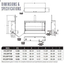 Empire Boulevard 30-inch SL Linear Vent Free Gas Fireplace