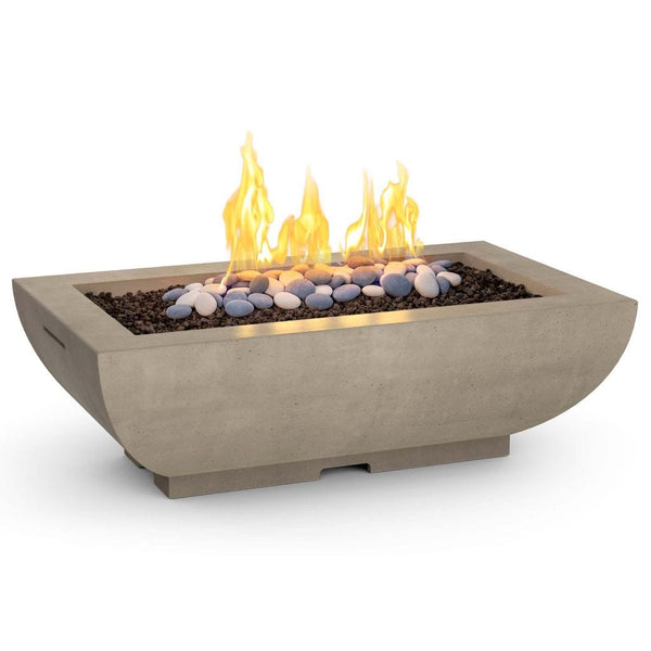 American Fyre Design | 50" Bordeaux Rectangle Gas Fire Bowl