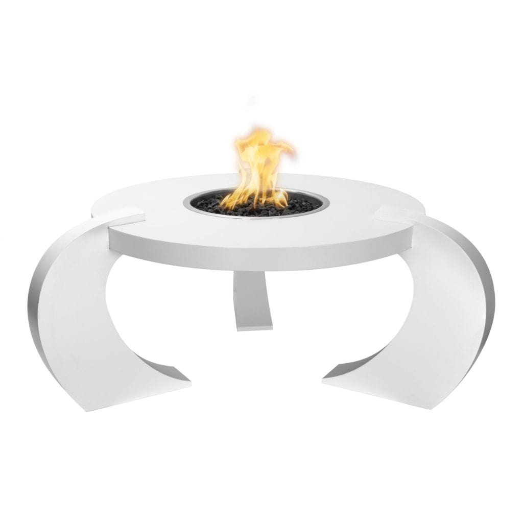 Shop 80" Frisco Fire Pit Table in Powder Coated Steel | Outdoor Plus