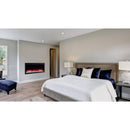 SimpliFire Allusion Platinum Recessed Linear 50 Inch Electric Fireplace