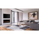 SimpliFire Allusion Recessed 84 Inch Wall Mounted Linear Electric Fireplace