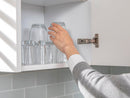 Home Grey Above Stove Cabinet, 30 Inch