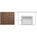 Majestic - Brick Interior Panels for Meridian Series Direct Vent Fireplaces