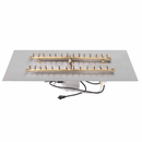 The Outdoor Plus Rectangular Flat Pan With Brass 'H' Bullet Burner