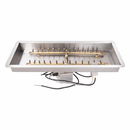 The Outdoor Plus Rectangular Drop-in Pan With Brass 'H' Bullet Burner