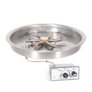 The Outdoor Plus Round Drop-in Pan With Stainless Steel Triple 'S' Bullet Burner