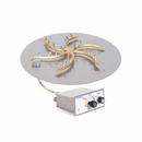 The Outdoor Plus Round Flat Pan With Brass Triple 'S' Bullet Burner