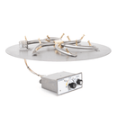 The Outdoor Plus Round Flat Pan With Stainless Steel Triple 'S' Bullet Burner