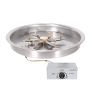 The Outdoor Plus Round Drop-in Pan With Stainless Steel Triple 'S' Bullet Burner