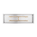 The Outdoor Plus Rectangular Drop-in Pan With Brass 'H' Bullet Burner