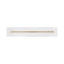 The Outdoor Plus Rectangular Flat Pan With Brass Linear Bullet Burner