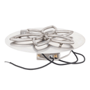 The Outdoor Plus Round Flat Pan With Stainless Steel Lotus Burner