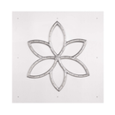 The Outdoor Plus Square Flat Pan With Stainless Steel Lotus Burner