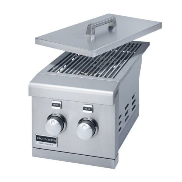 Primo Grill - 12" Stainless Steel Side Double Burner Slide-In