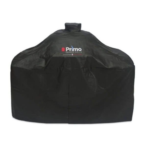 Primo Grill - Cover for Oval Series in Cart with SS Side Tables or Cypress Compact Table, and in Cypress Table