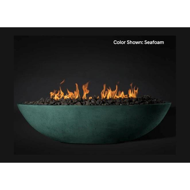 Slick Rock | Concrete  Oasis Oval Fire Bowl with Electronic Ignition 60"