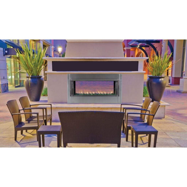 Superior | VRE4543 Vent-Free Contemporary Linear Outdoor Fireplace 43"