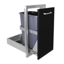 Wildfire - 14" x 26" Outdoor Pull-Out Trash Drawer for Convenience and Cleanliness