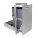 Wildfire - 14" x 26" Outdoor Pull-Out Trash Drawer for Convenience and Cleanliness