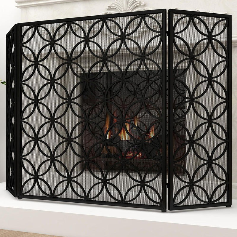 Black Fireplace Screen: The Perfect Blend of Style and Function