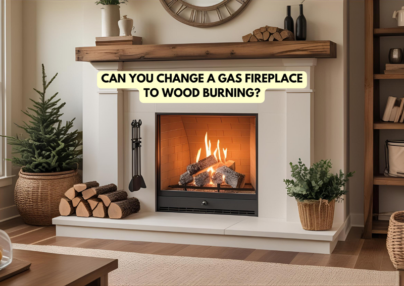 Can You Change a Gas Fireplace to Wood Burning?