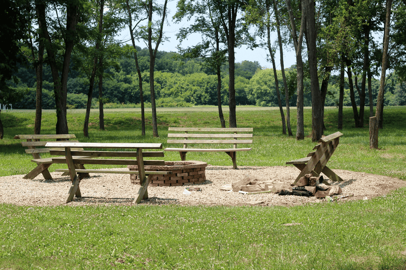 Can you put Fire Pit on Grass