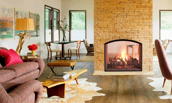 Double Sided Wood Fireplace: Stylish and Efficient Heating Solution