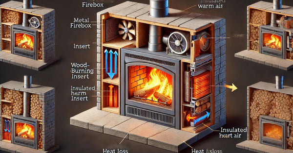 How Does a Fireplace Wood Burning Insert Work?