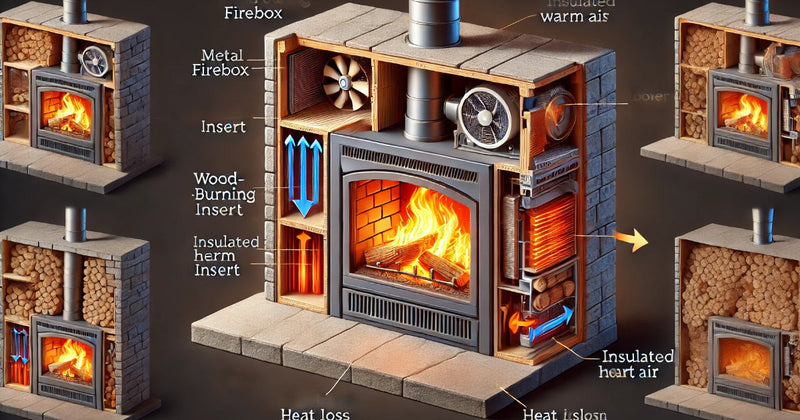 How Does a Fireplace Wood Burning Insert Work?