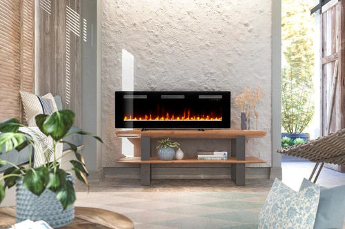 White Electric Fireplace