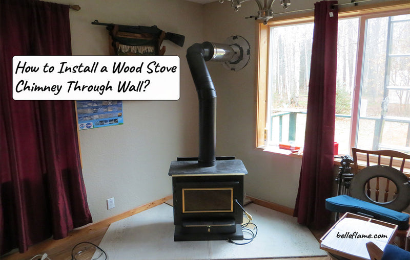 How To Install A Wood Stove Chimney Through Wall