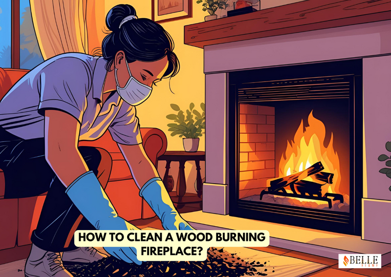 how to clean a wood burning fireplace