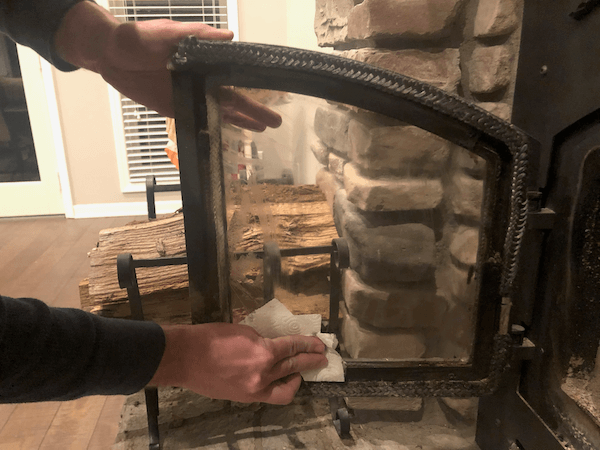 How to Clean Glass on Wood Stove