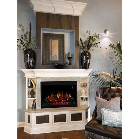 Astria Capella - 33 inch Electric Fireplaces, Radiant, Front View