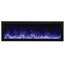 Amantii 40 Inch Panorama Slim BI-40-SLIM-OD Linear Indoor or Outdoor Electric Fireplace