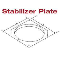 Selkirk - 16" to 24" Stabilizer Plate (Ultra-Temp / Galva-Temp Large)