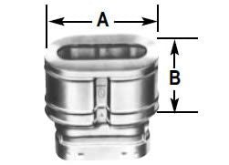 Selkirk - 4" Cap B-Vent (Oval Type B Gas Vent)