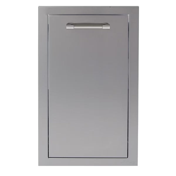 Alfresco 15-Inch Stainless Steel Soft-Close Roll-Out Trash Center