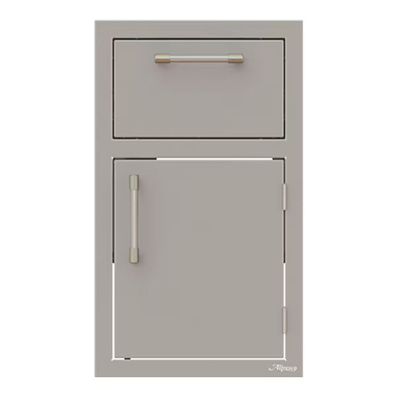Alfresco 17-Inch Stainless Steel Right-Hinged Door & Paper Towel Holder Combo