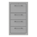 Alfresco 17-Inch Stainless Steel Triple Drawer & Paper Towel Holder Combo