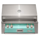 Alfresco 30" Light Green Built-In Gas Grill with Rotisserie, Sear Zone & Smoker Drawer

