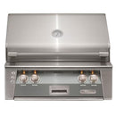 Alfresco 30" Signal Gray Built-In Gas Grill with Sear Zone, Rotisserie & Smoker System