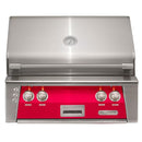 Alfresco 30" Raspberry Red Built-In Gas Grill with Rotisserie & Smoker Drawer