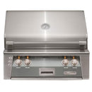 Alfresco 30" Signal Gray Built-In Gas Grill with Rotisserie & Smoker Burner