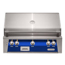 Alfresco 36" Ultramarine Blue Built-In Gas Grill with Rotisserie, Sear Zone & Smoker System

