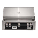 Alfresco 36" Jet Black Built-In Gas Grill with Rotisserie & Smoker System

