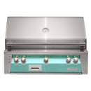 Alfresco 36" Light Green Built-In Gas Grill with Rotisserie & Smoker System